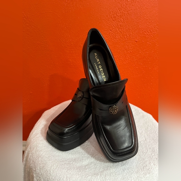 Kurt Geiger platform loafer SZ 40 Black - Picture 3 of 4